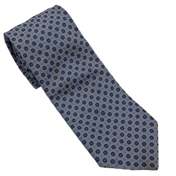 Banana Republic Other - Banana Republic Gray Blue Patterned Tie